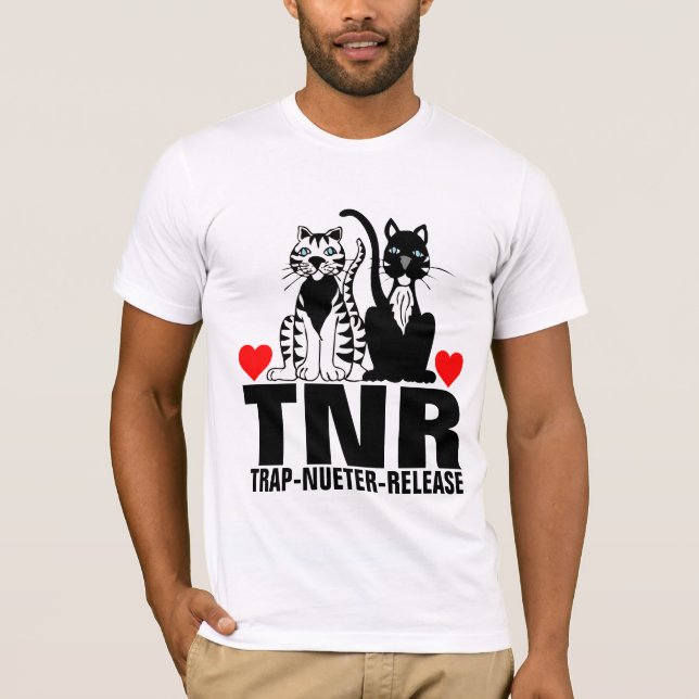TNR CAT RÄDDING NUETER RELEASE T-SHIRTS (Framsida)