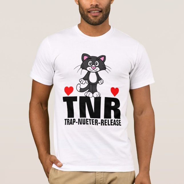 TNR KATT FÄLla KASTRERA FRIGÖR T-SHIRTAR T Shirt (Framsida)