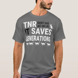 TNR sparar liv i Cat-Rädding T Shirt