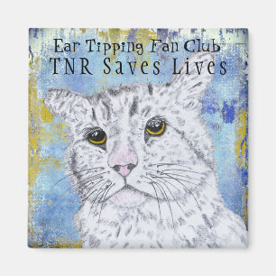TNR-svällning, neuter, Return Saves Lives Magnet