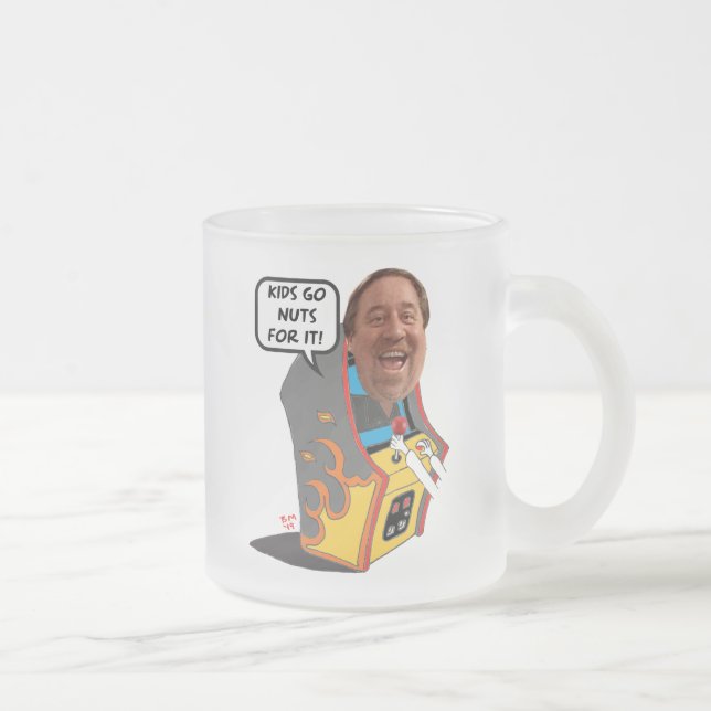 TNT-munterhetungar går den tokiga frostade muggen Frostad Glasmugg (Höger)