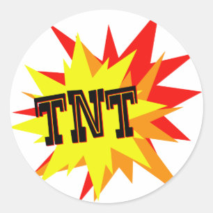 TNT RUNT KLISTERMÄRKE