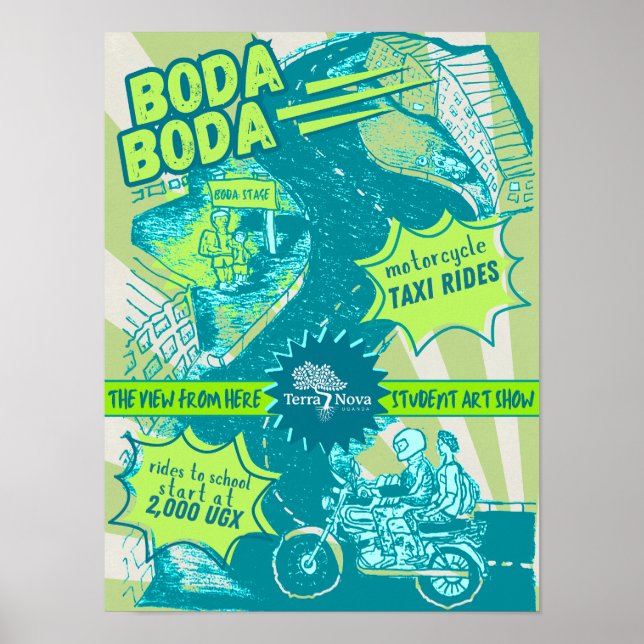 TNU Boda Boda Student Poster (Framsidan)