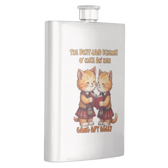 To A Mouse Orange Cats Reciting Burns Fickplunta (Höger)