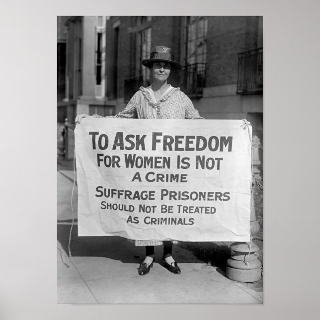 To Ask Freedom For Women Is Not A Crime Poster (Framsidan)