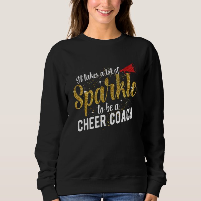 To Be A Cheer Coach Cheerleader Coach T Shirt (Framsida)