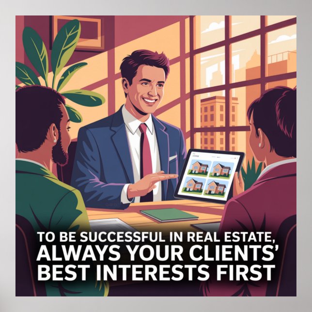 To Be Successful In Real Estate Poster (Framsidan)