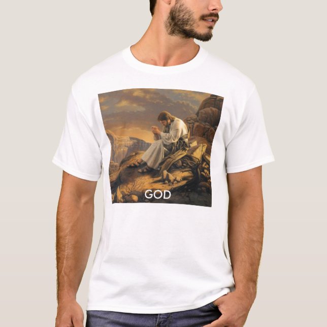to_be_with_gud_2, GOD - Anpassad - Anpassad T-shirt (Framsida)
