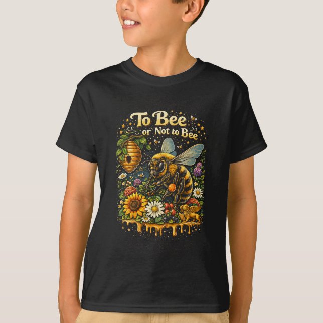 To Bee or Not to Bee T Shirt (Framsida)