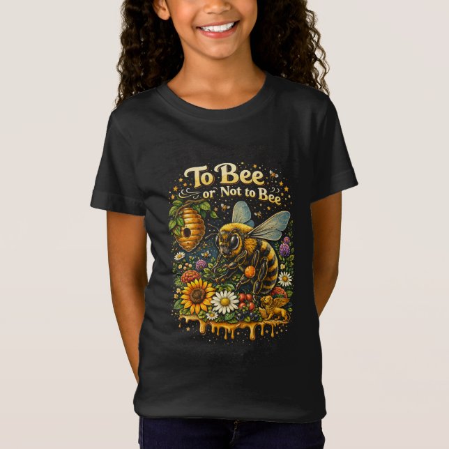 To Bee or Not to Bee T Shirt (Framsida)