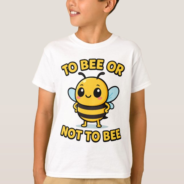 To bee or not to bee t shirt (Framsida)