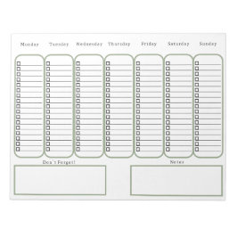 To Do Checklist And Planner For Organising Notes Anteckningsblock