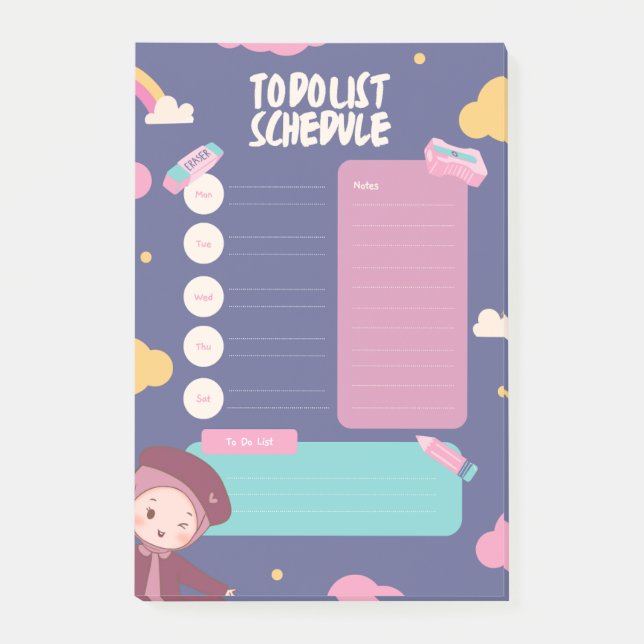 To do list note pad post-it block (Framsida)