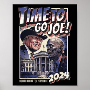 To Go Joe Roligt Pro Trump & Zombie Biden 2024  Poster