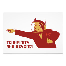 To infinity and bey fototryck