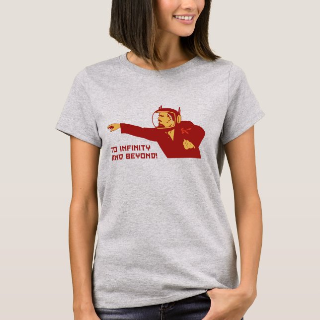 To infinity and bey t shirt (Framsida)