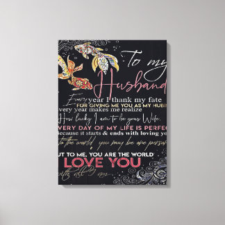 To My Husband Letter | Best Father's Day Present | Canvastryck