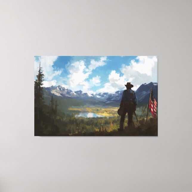 To Stand and Behold  Canvastryck (Framsida)