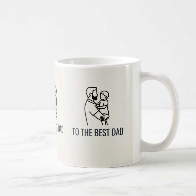 TO THE BEST DAD KAFFEMUGG (Höger)