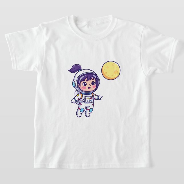 To the moon t shirt (Laydown)