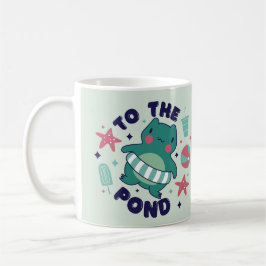 To the Pond Mug – Cute Frog Adventure Gift Kaffemugg