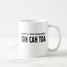 Toa-_för SOH CAH lärer ett nytt språk Kaffemugg