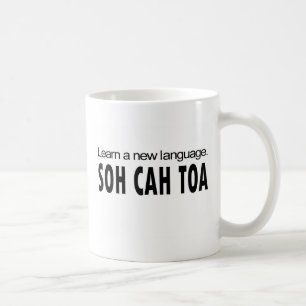 Toa-_för SOH CAH lärer ett nytt språk Kaffemugg