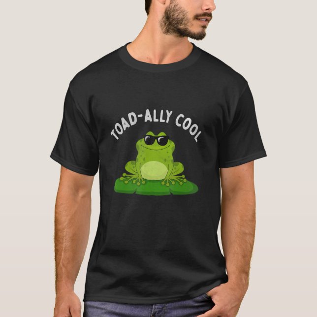 Toad allierad Cool  Groda T Shirt (Framsida)