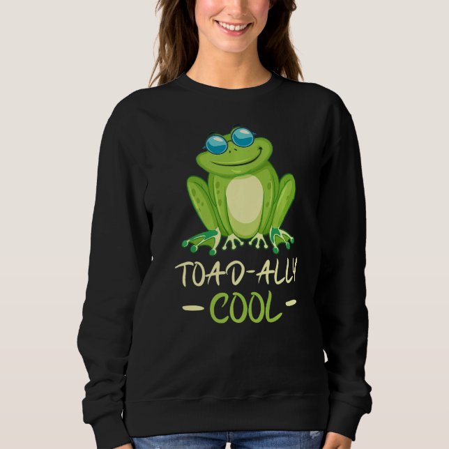 Toad ally cool frog   t shirt (Framsida)