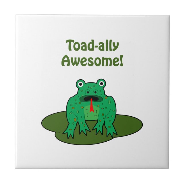 Toad-ally Fantastisk Kakelplatta (Framsidan)