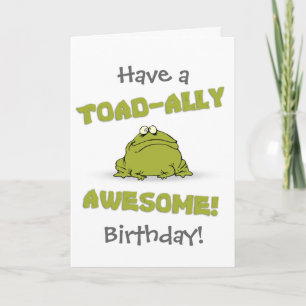 Toad-ally Fantastisk Kort
