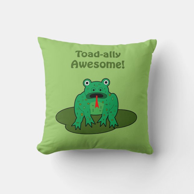 Toad-ally Fantastisk Kudde (Framsida)