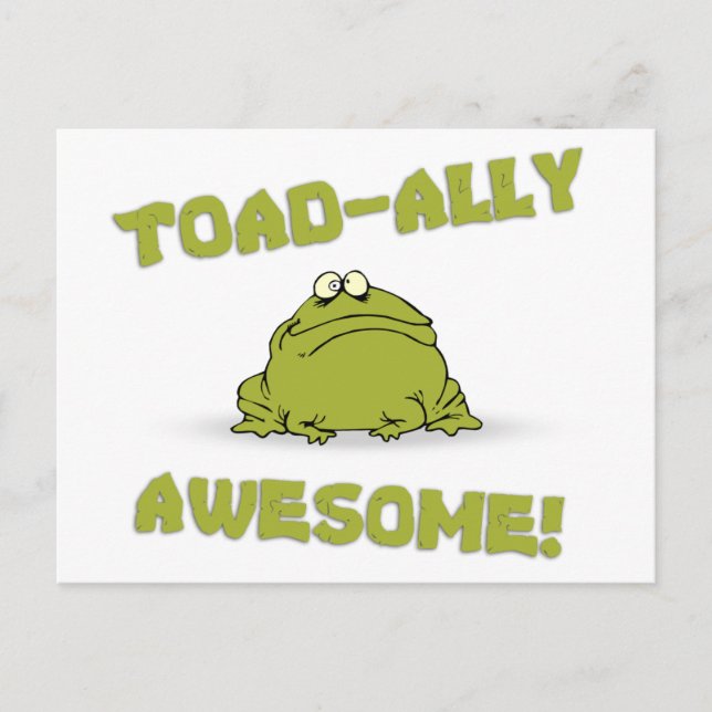 Toad-ally Fantastisk Vykort (Framsida)