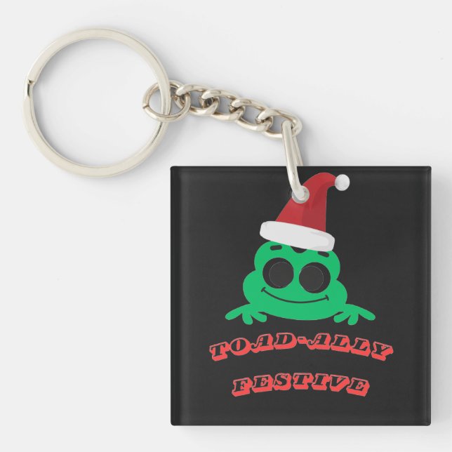 Toad-ally Festive Christmas Frog _ Cute Holiday De (Framsidan)