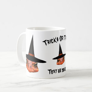 Toad Ansikte Witch Hat Halloween Funny Personlig Kaffemugg