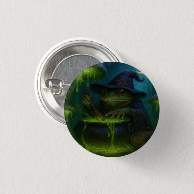 Toad Brew Button Knapp (Framsida & baksida)