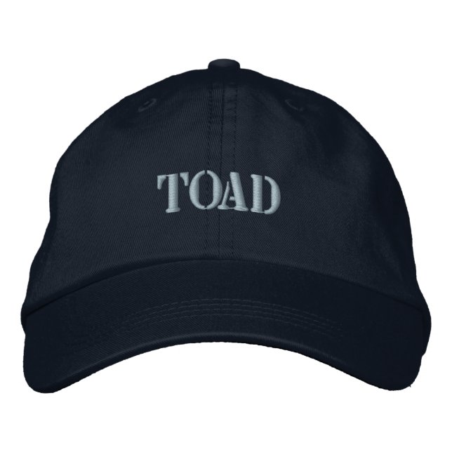 TOAD BRODERAD KEPS (Framsida)