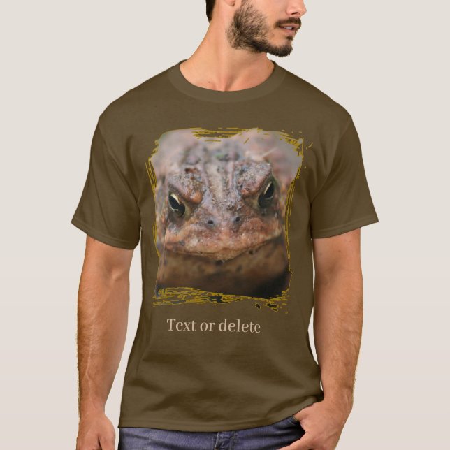Toad Face Up Close Personalized T-Shirt (Framsida)