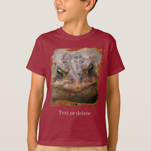 Toad Face Up Close Personlig T-Shirt (Framsida)