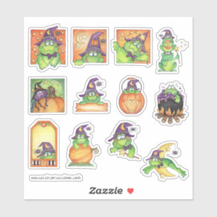 Toad Halloween Klistermärken