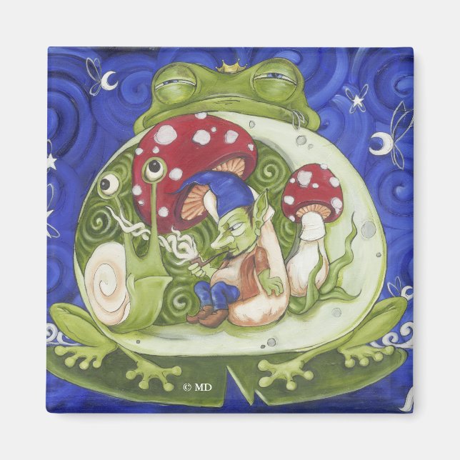 Toad Kung Magnet (Framsidan)