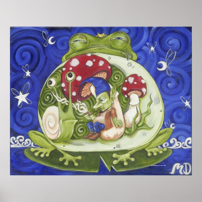 Toad Kung Poster (Framsidan)