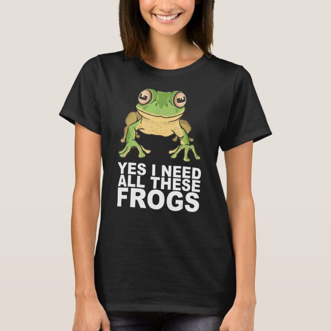 Toad Pet Study Frog Collector T Shirt (Framsida)