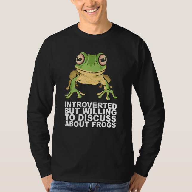 Toad Pet Studying Frog Collector 20 T Shirt (Framsida)