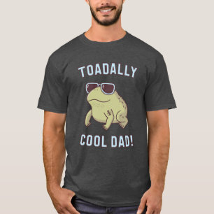 Toad Pun Toadally Cool Pappa Rolig T-Shirt