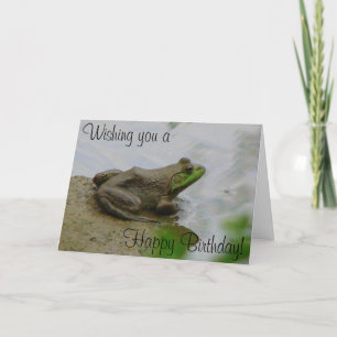 Toad säger Grattis på födelsedagen! Kort