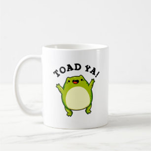 Toad Ya Funny Frog Pun Kaffemugg