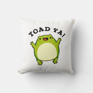 Toad Ya Funny Frog Pun Kudde