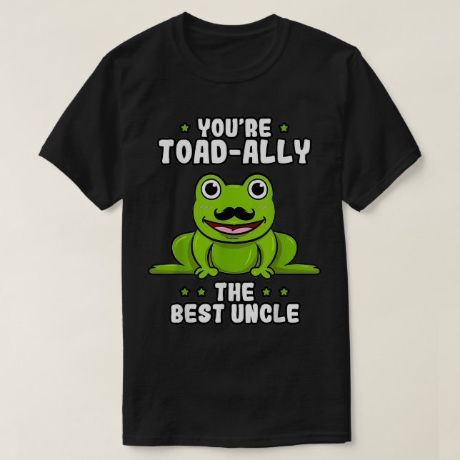ToadAlly, bäste farbror Frog Älskare Toad  T Shirt (Design framsida)