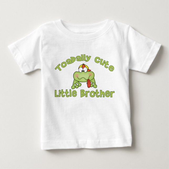 Toadally Cute Little Brother T Shirt (Framsida)